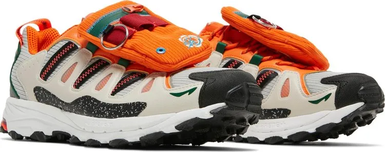 Adidas Sean Wotherspoon x atmos x Superturf Adventure 'Stone Orange' sneakers, gray