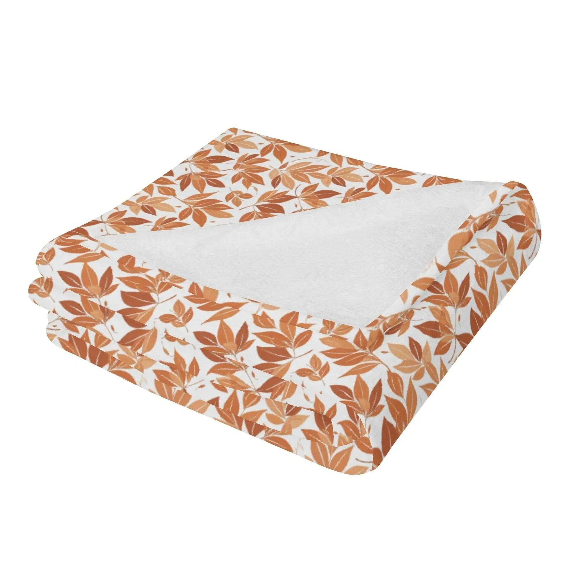 Autumn Leaves Flannel Breathable Blanket 4 Sizes