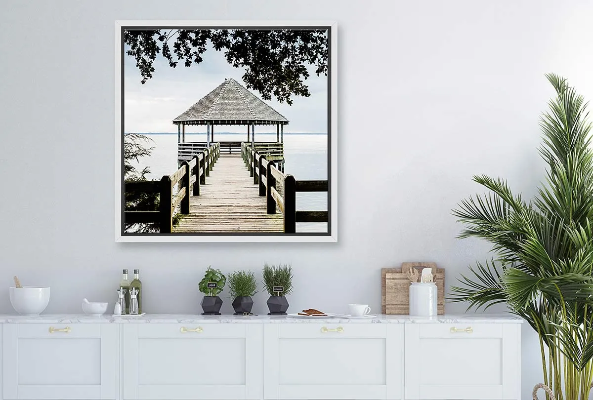 Beachside Boardwalk | Canvas Wall Art Print