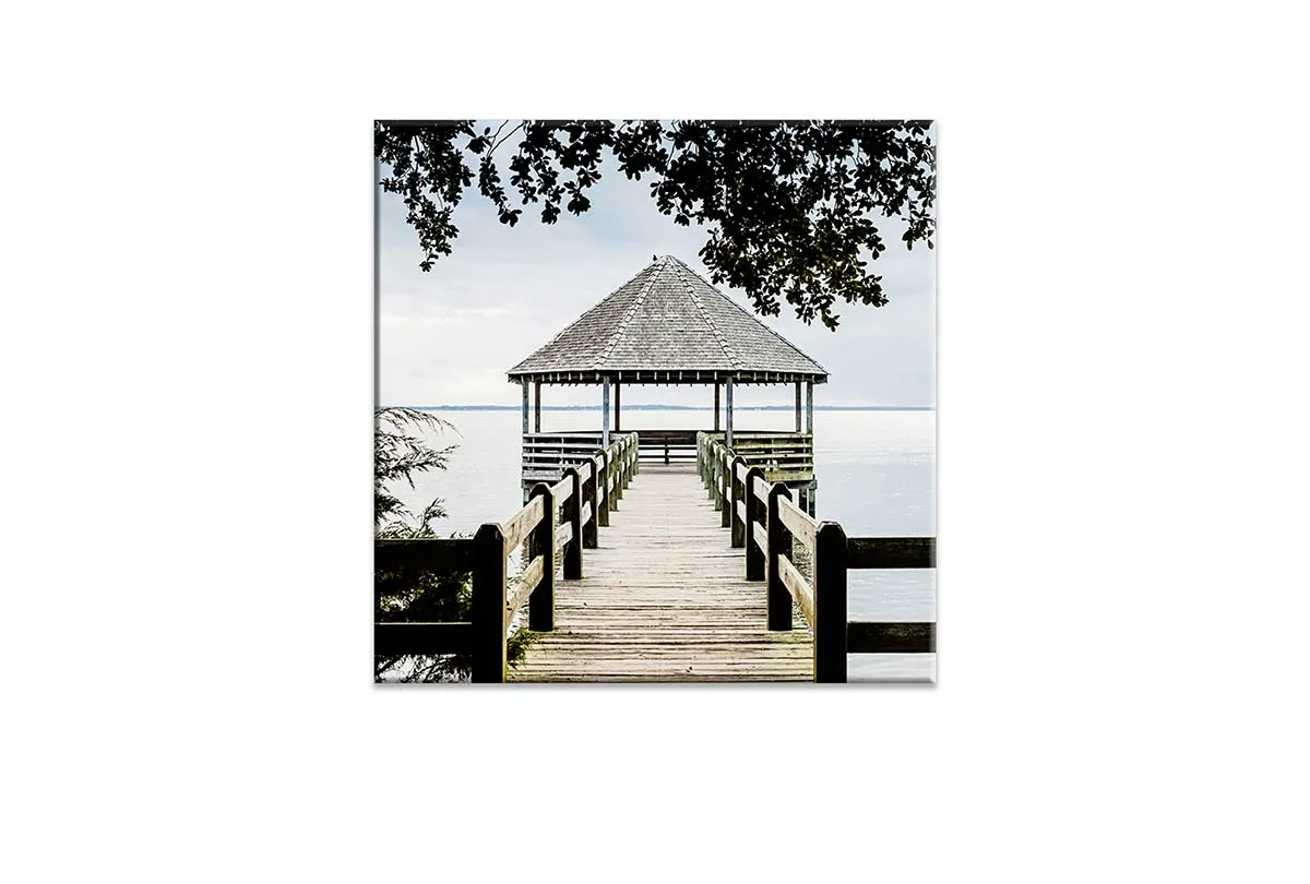 Beachside Boardwalk | Canvas Wall Art Print