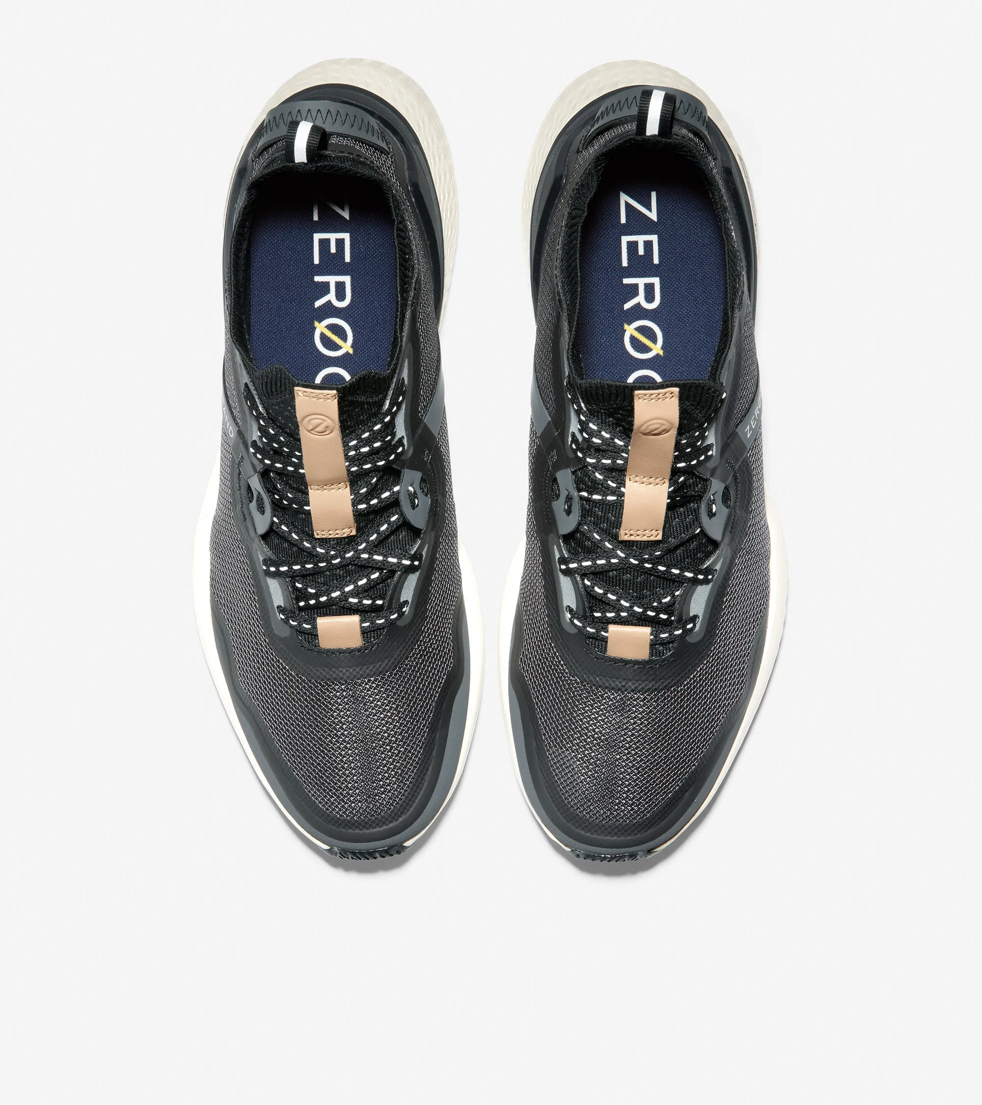 Cole Haan ZERGRAND Overtake Black All-Terrain Runner Running Shoes Sneakers