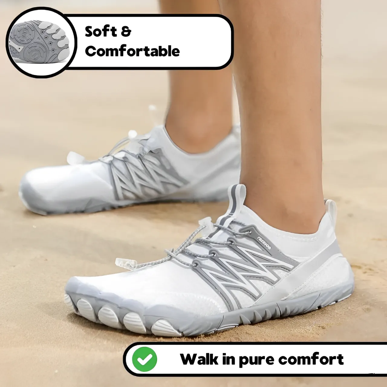 Cuzcare Ortho Barefoot Shoes For Women | Non-slip Breathable Casual Outdoor Shoes