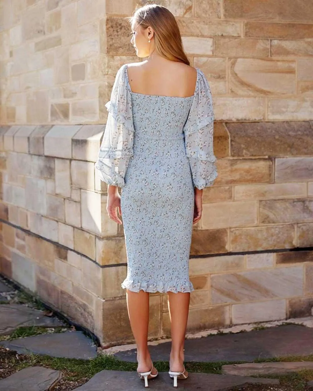 Ena Dress - Baby Blue