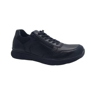 Imac Mens Black Leather Bologna Shoes - 5515900