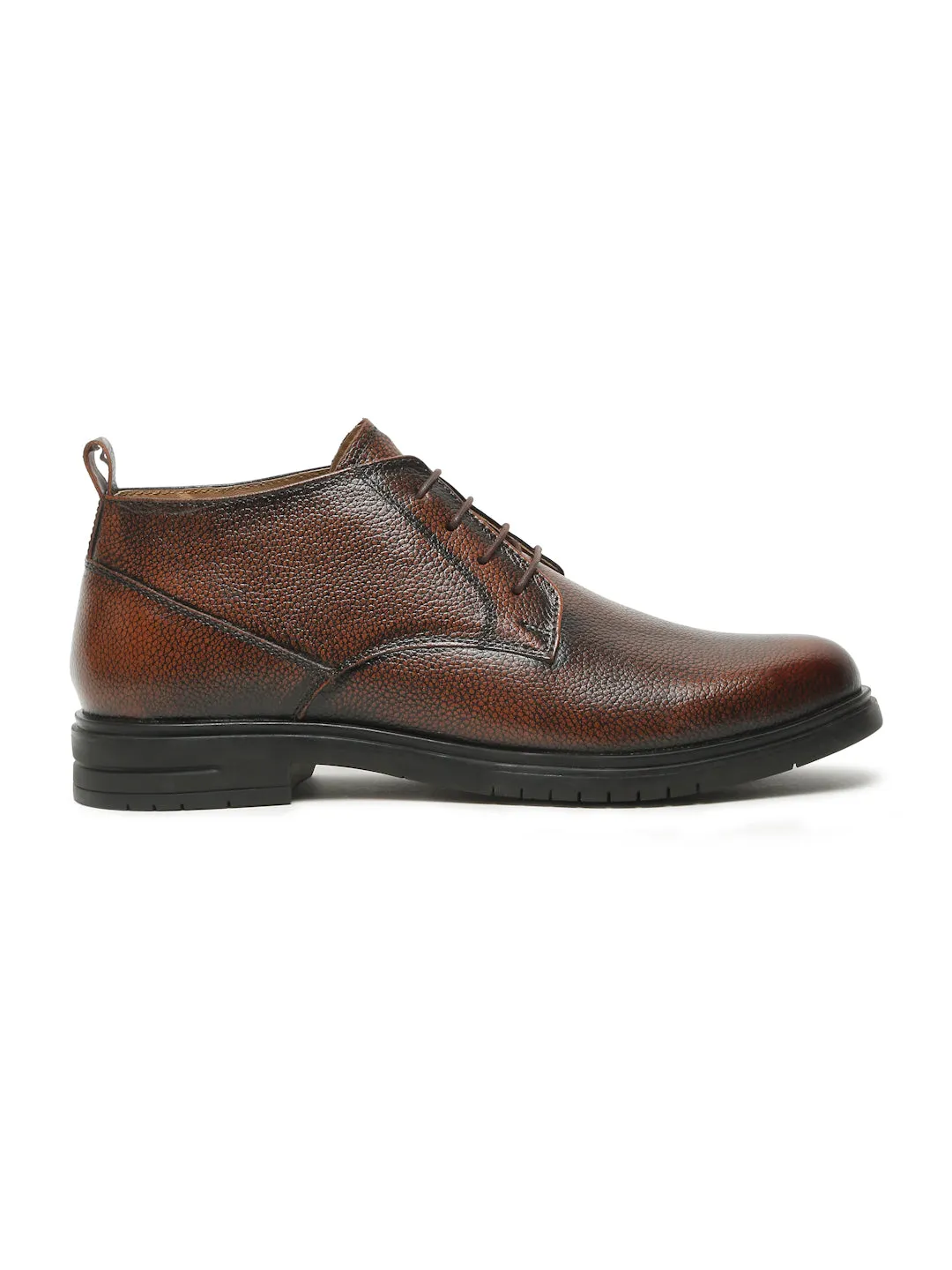 Men Pine Texture Leather Formal Shoes