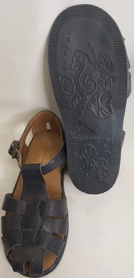Pal -- Unisex T-Strap Sandal -- Navy Blue