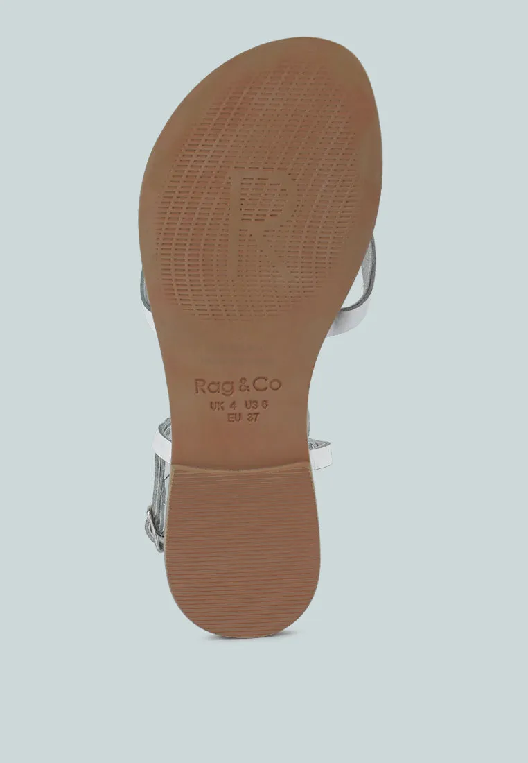 Rita Strappy Flat Leather Sandals