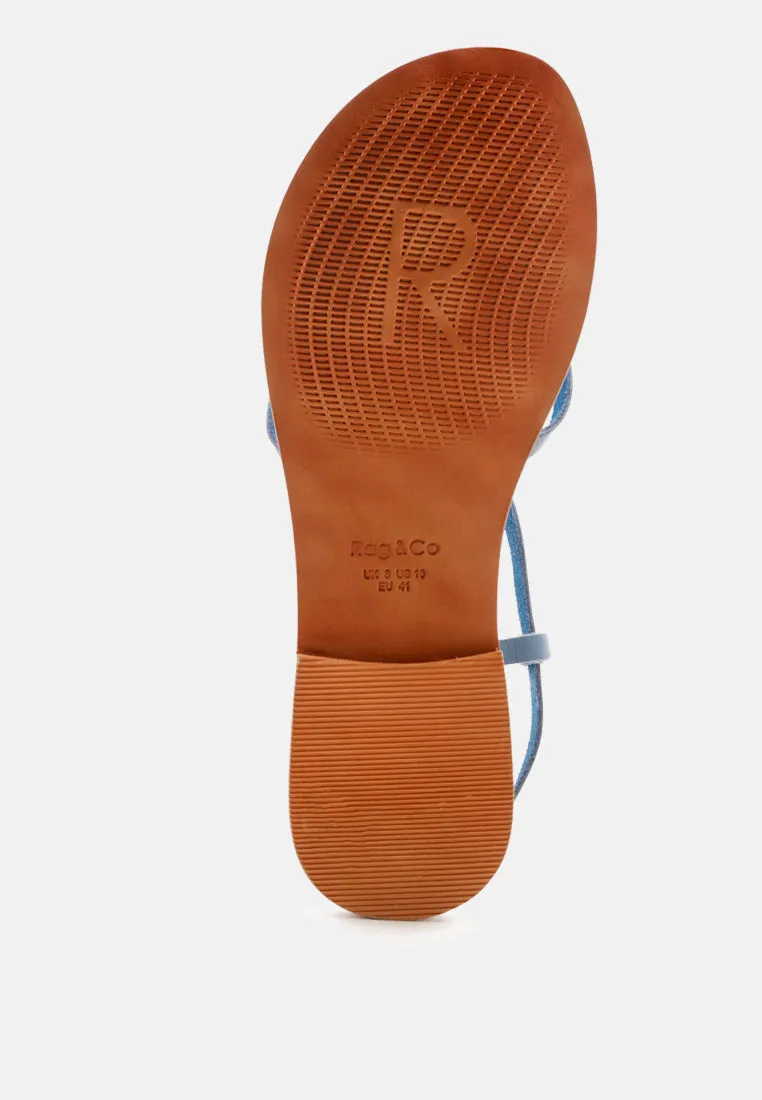 Rita Strappy Flat Leather Sandals