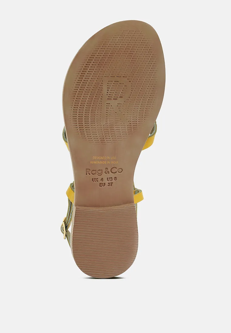 Rita Strappy Flat Leather Sandals