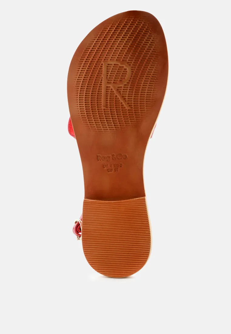 Rita Strappy Flat Leather Sandals
