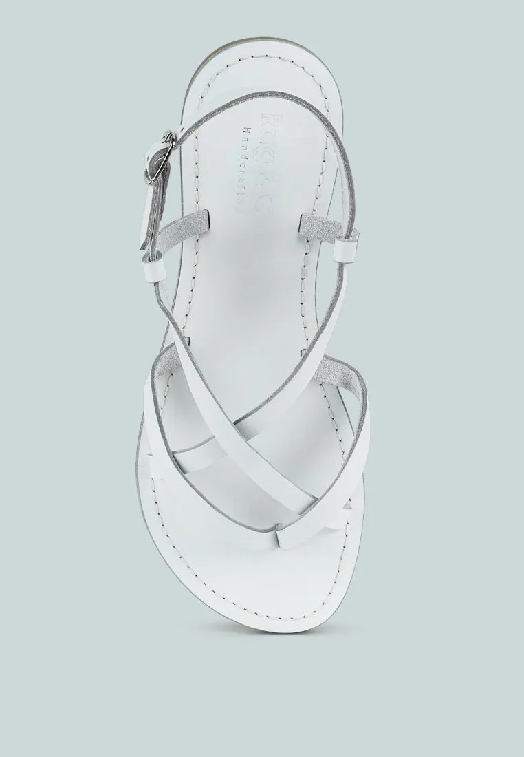 Rita Strappy Flat Leather Sandals