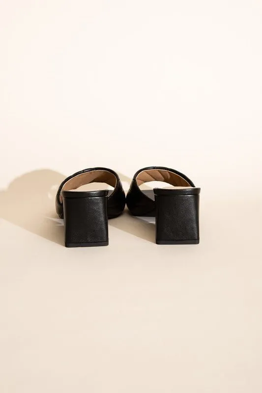 Slide Mule Heels