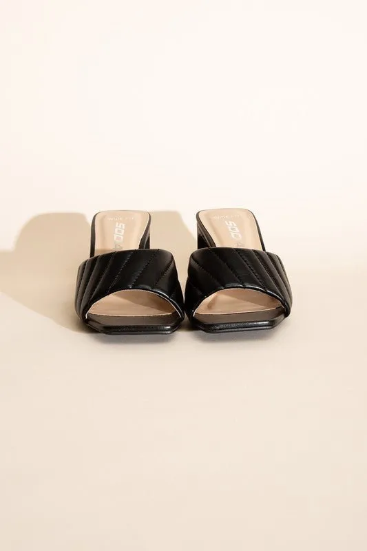 Slide Mule Heels