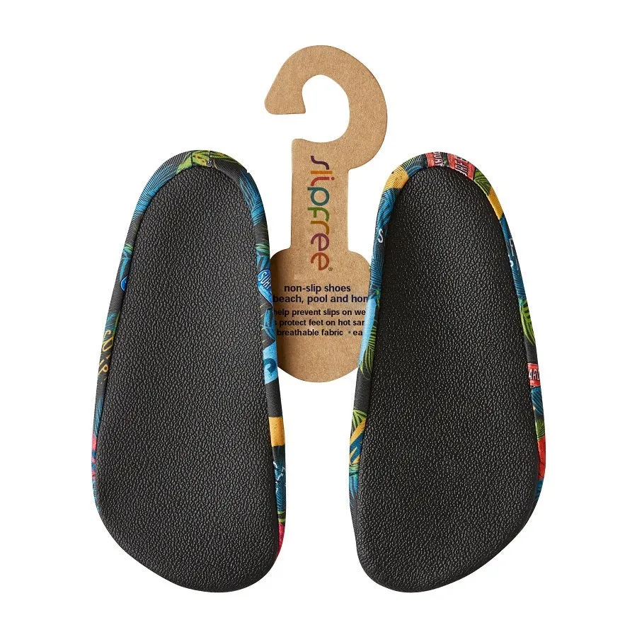 Slipfree Non-Slip Beach Shoes Deck Blue Aqua Sock Sun Safe Grippy Soles