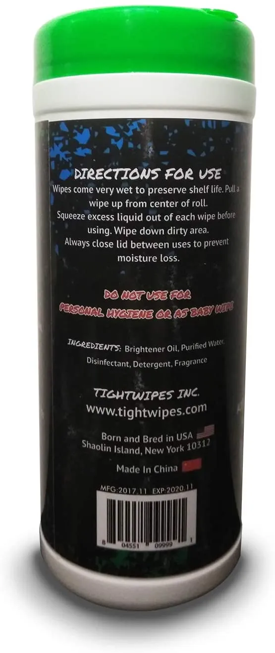 Tight Wipes Sneaker Shoe Cleaner Wipes for all Sneakers and Shoes (40 Wipes)