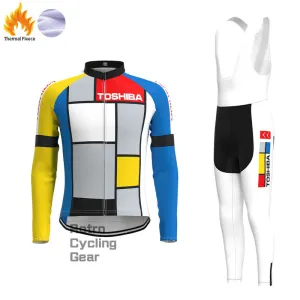 Toshiba Fleece Retro Cycling Kits