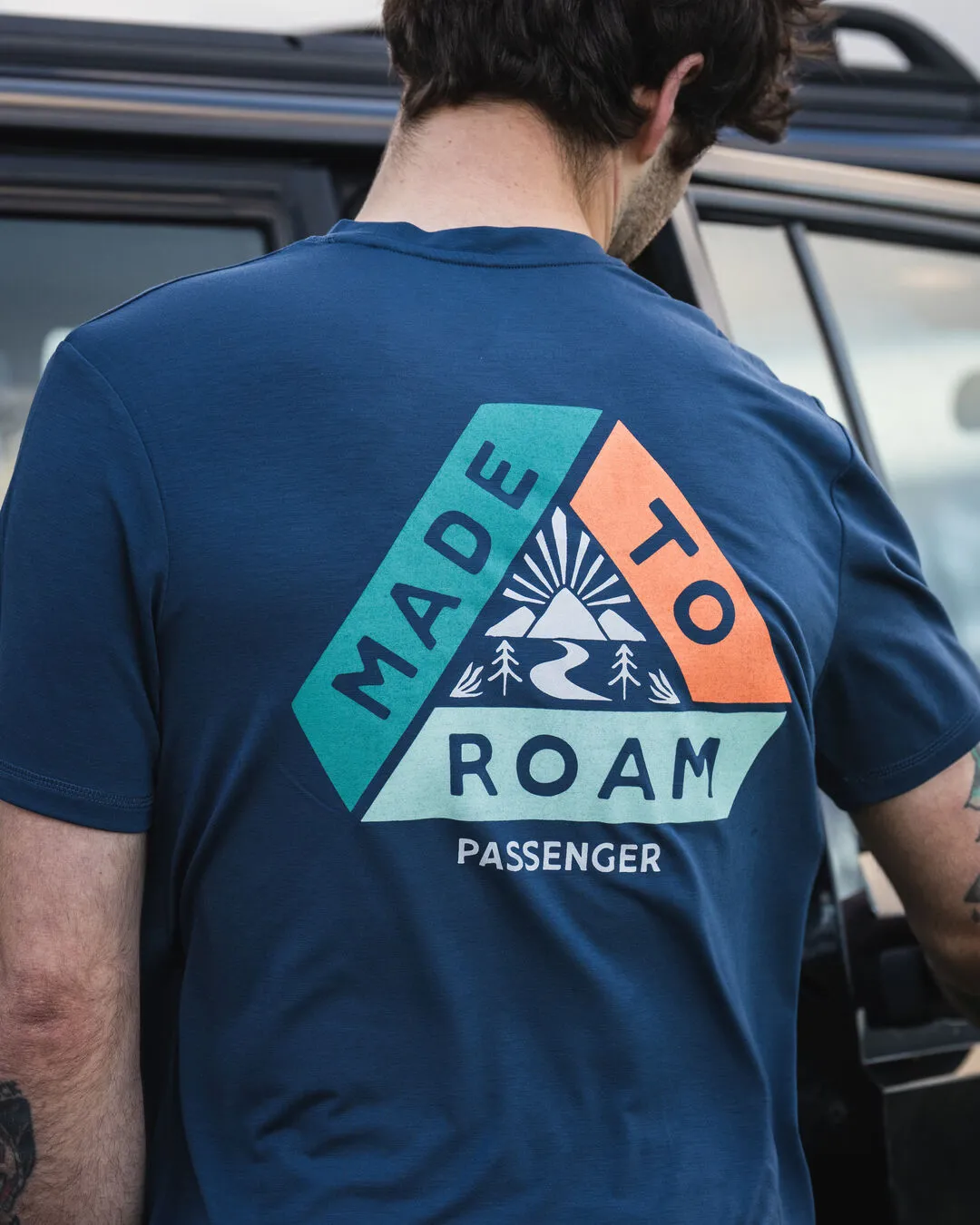 Trail Active Recycled T-shirt - Dark Denim