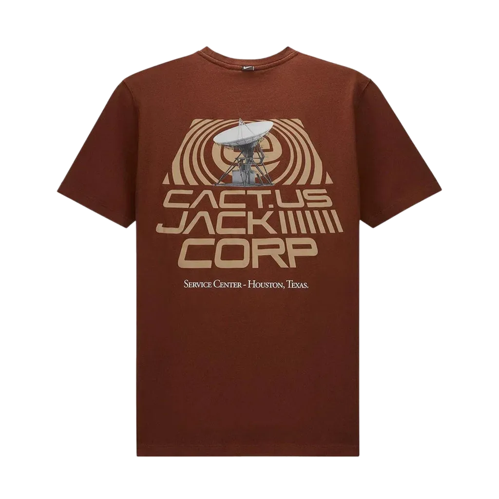 Travis Scott CACT.US CORP x Nike U NRG BH T-Shirt "Brown"