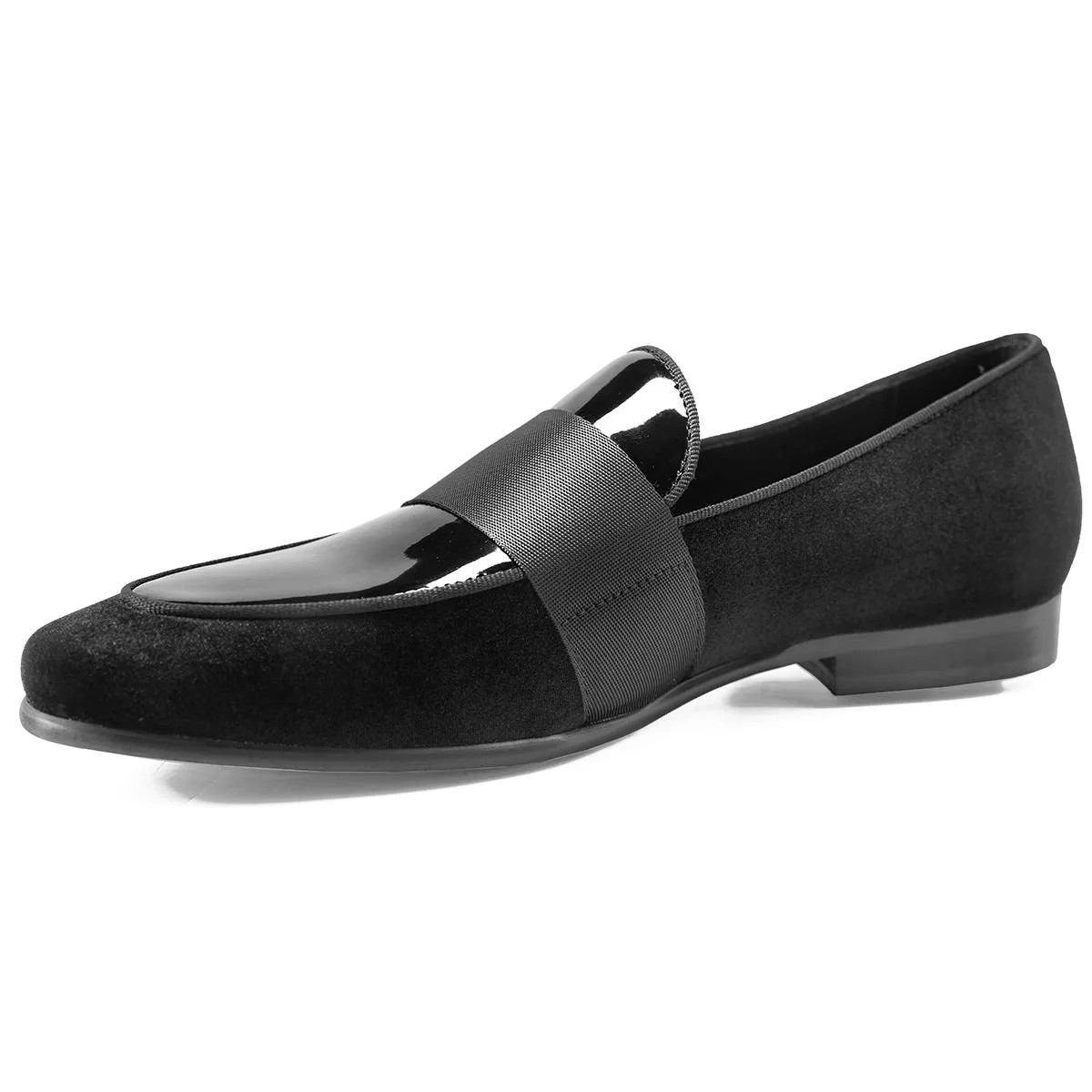 Velvet Leather Loafers Business Casual Shoes