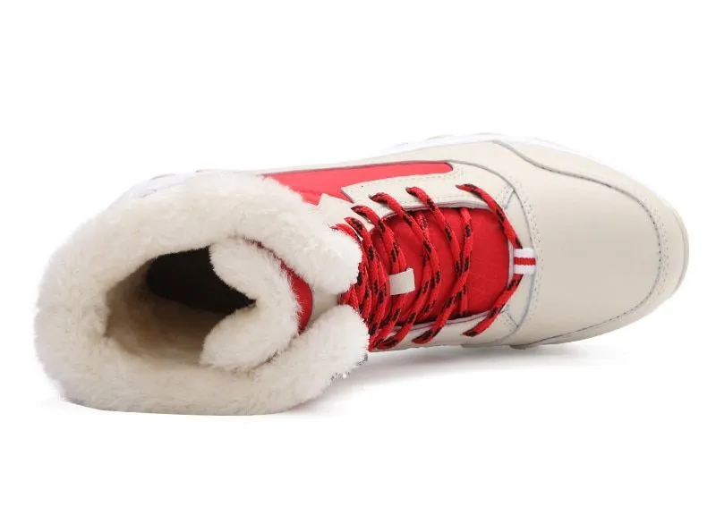 Women Boots Waterproof Winter Shoes Women Snow Boots Platform Keep Warm Ankle Winter Boots With Thick Fur Heels Botas Mujer