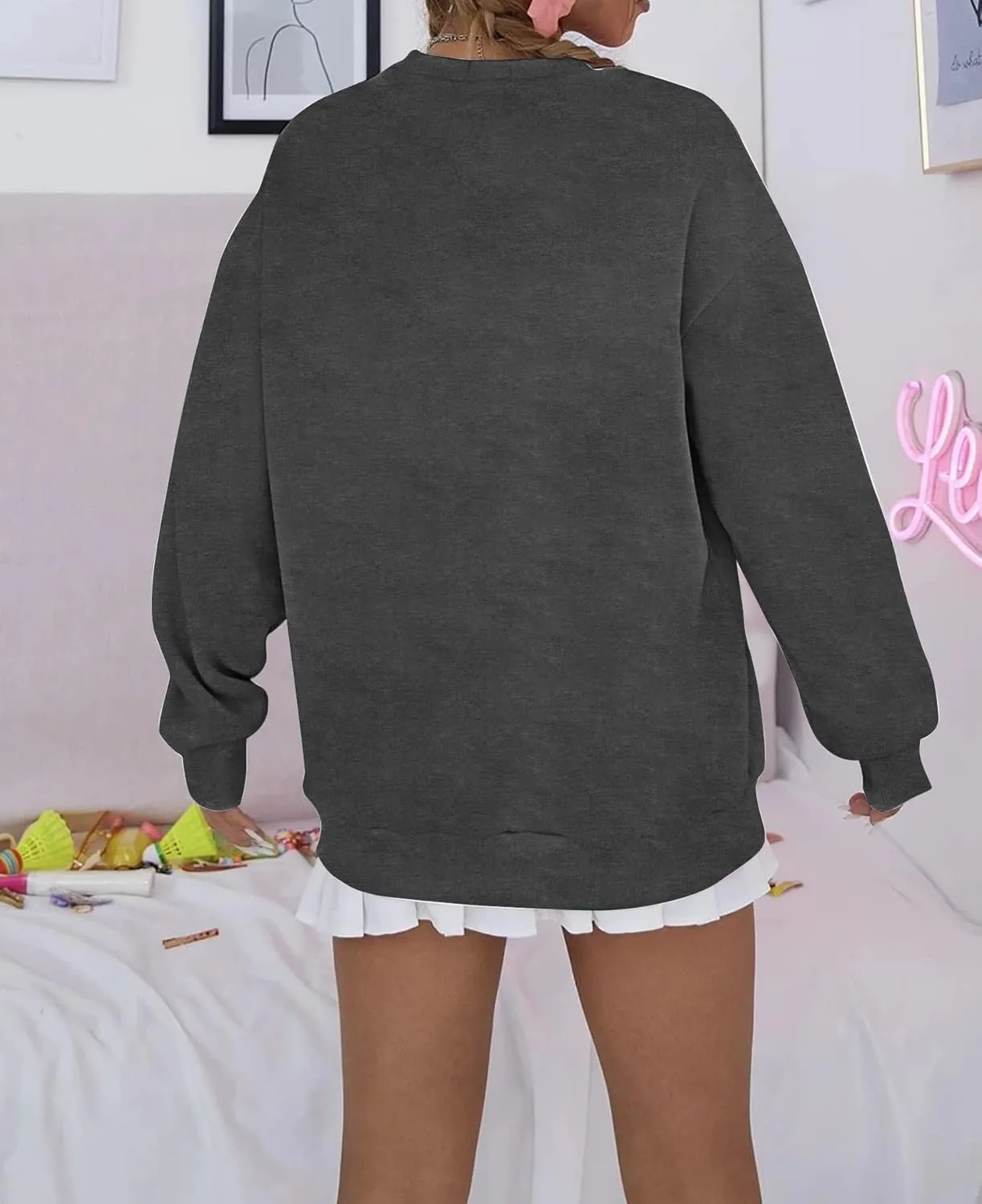 Womens Aunt Sweatshirt Cool Aunt Crewneck Sweatshirt Auntie Letter Print Long Sleeve Pullover Top