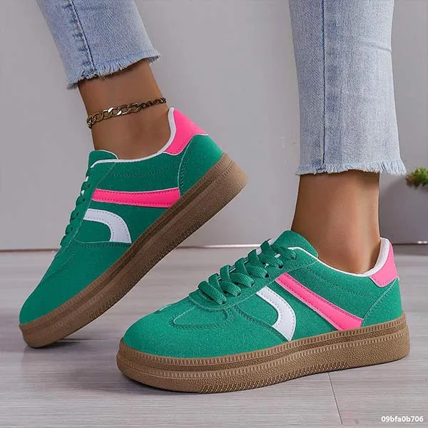 Women's Retro Platform Casual Sneakers 78146827C