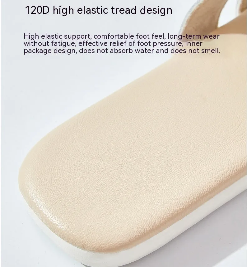 Women's Soft Bottom Cowhide Slippers